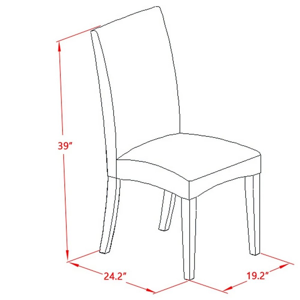 Dining Room Set Mahogany, MZDR3-MAH-01