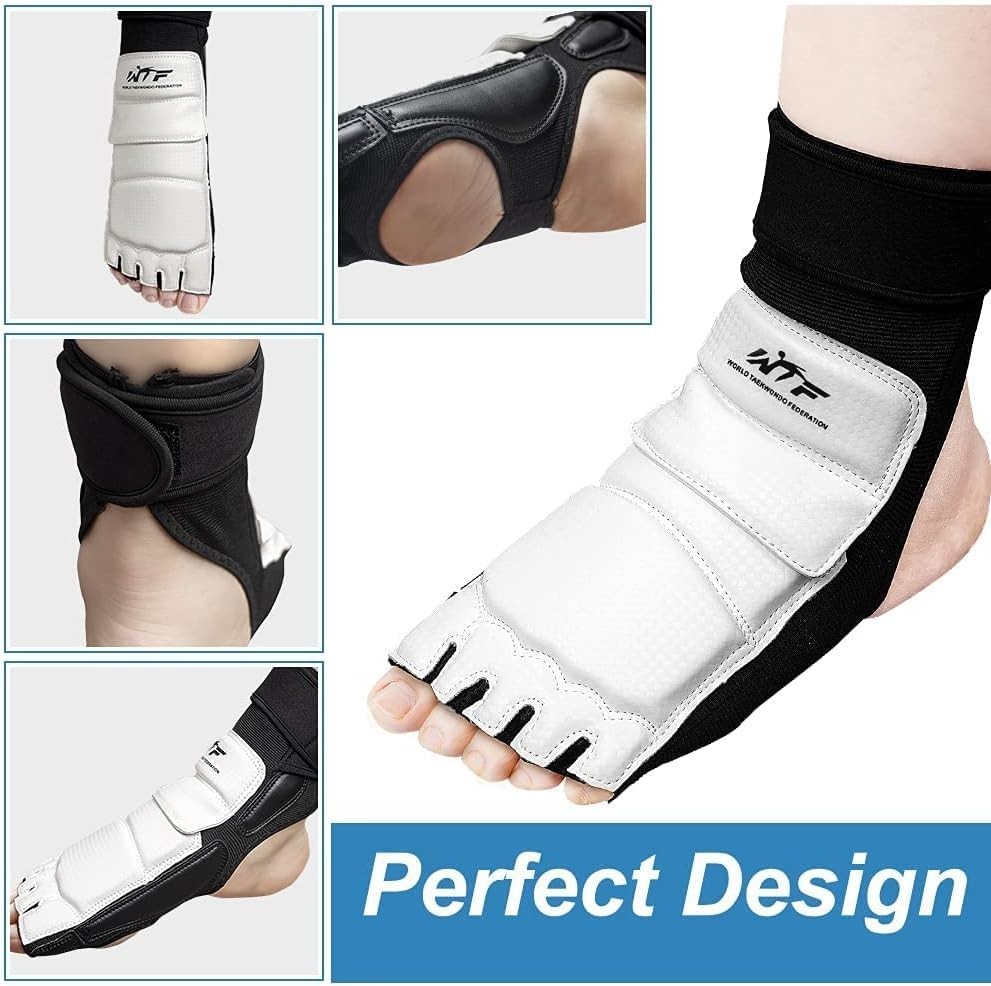 Synthetic Foot Protector for Martial Arts - Comfortable & Protective Fit