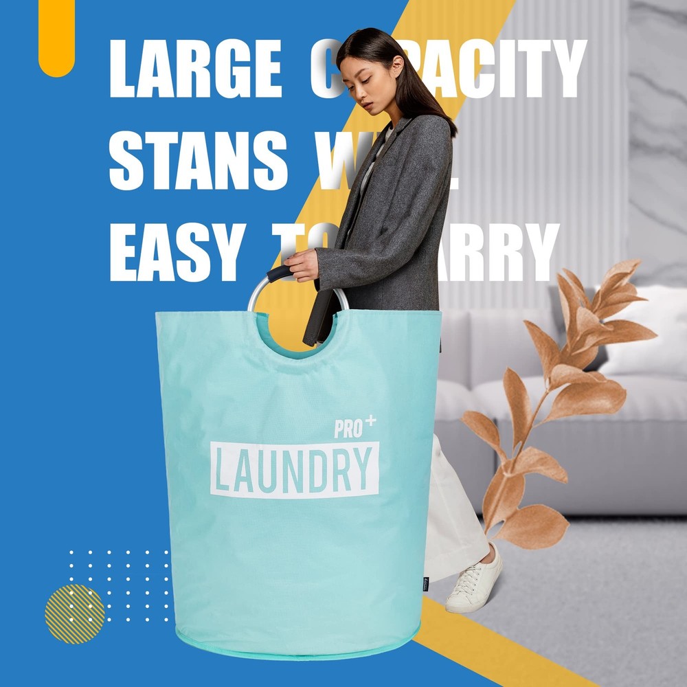 Super Large 150L Laundry Hamper , Waterproof Laundry Basket, Clothes Hamper S...