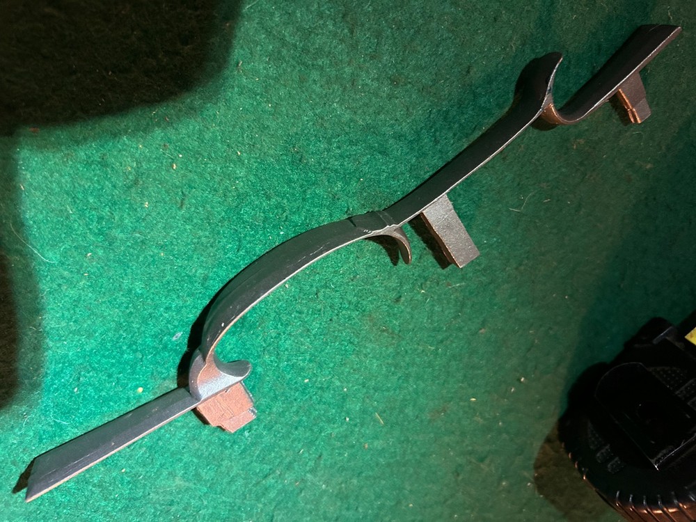 9 1/4' steel muzzle loader rifle trigger guard NOS #9