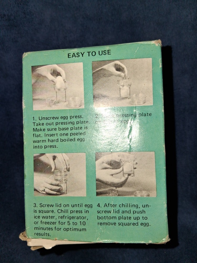 Vintage Square Egg Maker