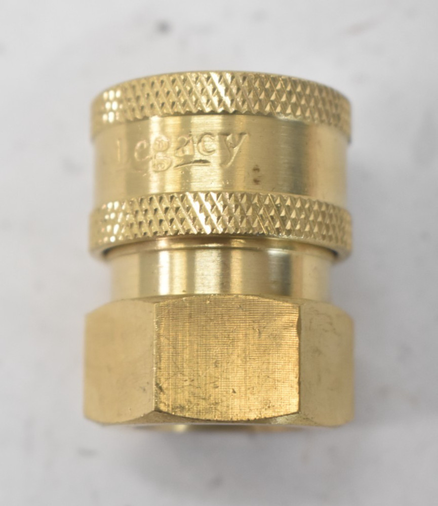 Legacy Brass Pressure Washer hose Quick Coupler Socket 1/4" NPT Extension