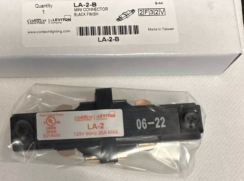 CON TECH LA-2 Mini Connector - BLACK NIB