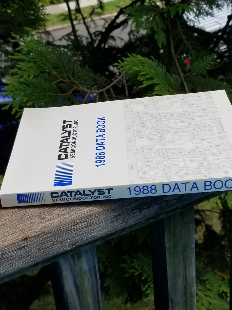 VINTAGE ELECTRONIC BOOK CATALYST SEMICONDUCTOR DATA CATALOG 1988
