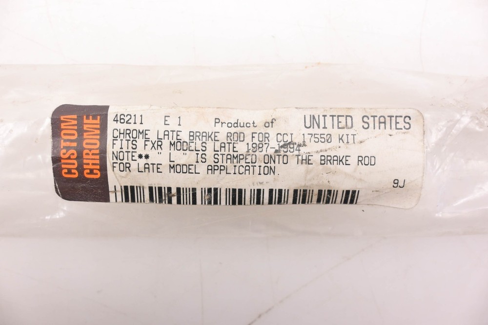 Custom Chrome 46211 Chrome Late Brake Rod NOS