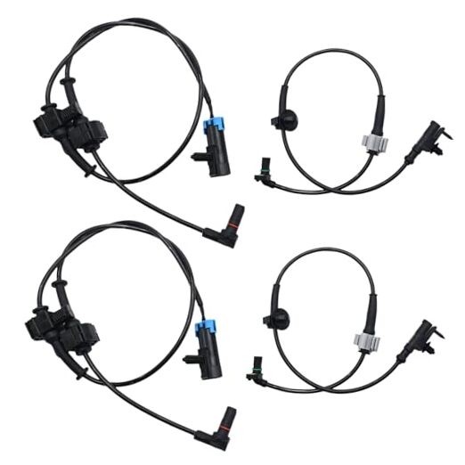 4Pcs 15229012 Front Rear Left & Right ABS Wheel Speed Sensor Replacement for