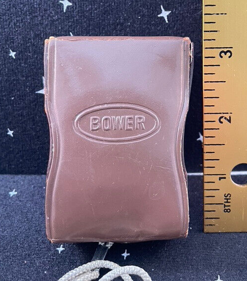 Vintage Bower Model 31 Camera Light Meter w/ original Case Untested