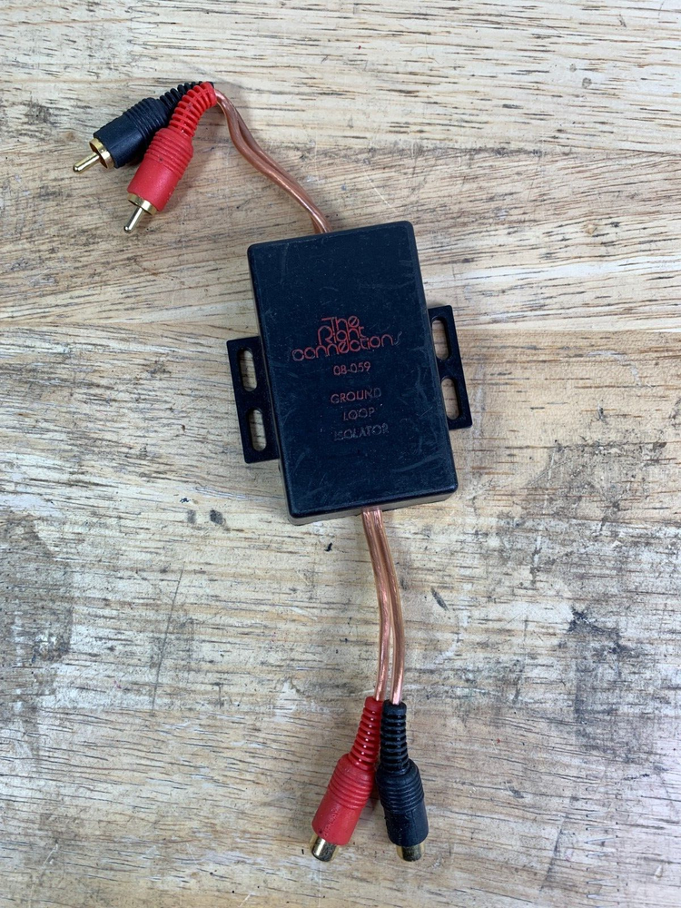 Ground Loop Isolator The Right Connection 08-059 Car Audio Part