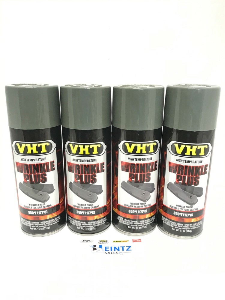 VHT SP205-4 PACK GRAY High Temperature Wrinkle Finish Durable Texture Coating