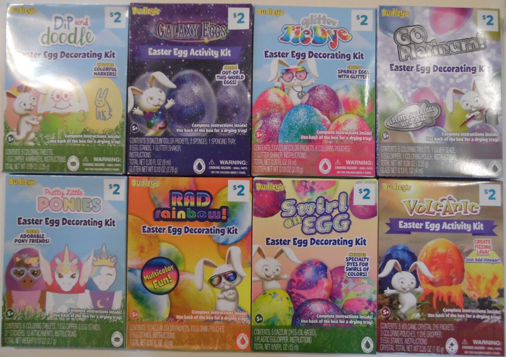 Dudley's Easter Egg Coloring and Decorating Kit