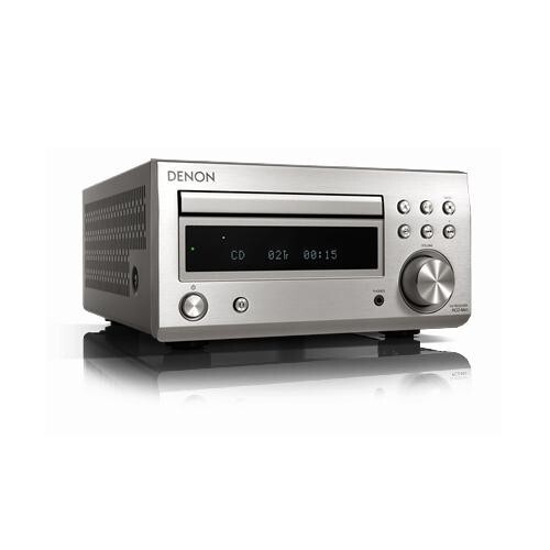 DENON RCD-M41SP Silver CD Receiver with Discrete Amp & Bluetooth NEW