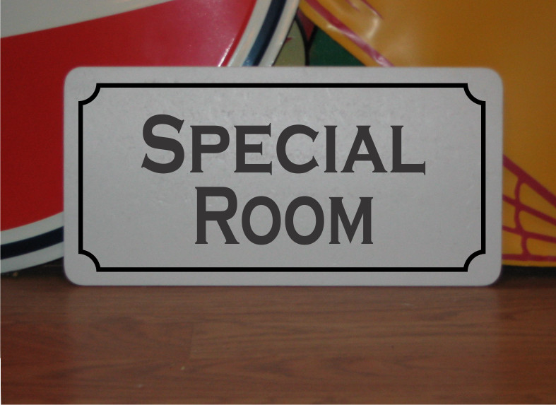Special Room Metal Sign