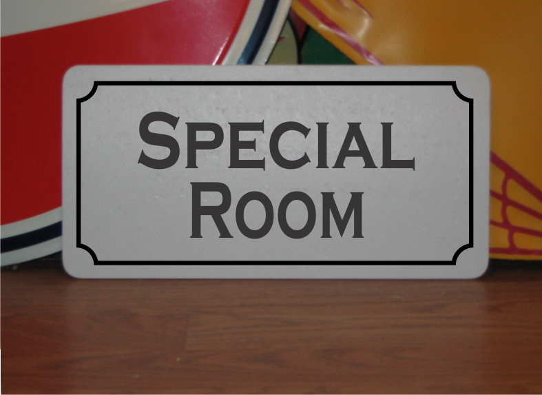 Special Room Metal Sign