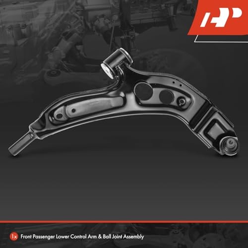 Front Right Lower Control Arm with Ball Joint & Bushing, Compatible with Mini