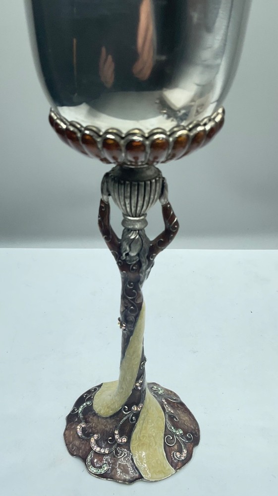 JUDAICA QUEST SILVER PLATED GOBLET