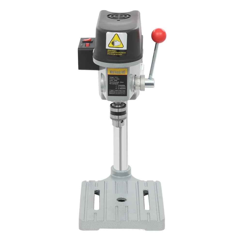 340W Mini Bench Drill Press Portable Bench Drill Machine Corded Mini Table Drill