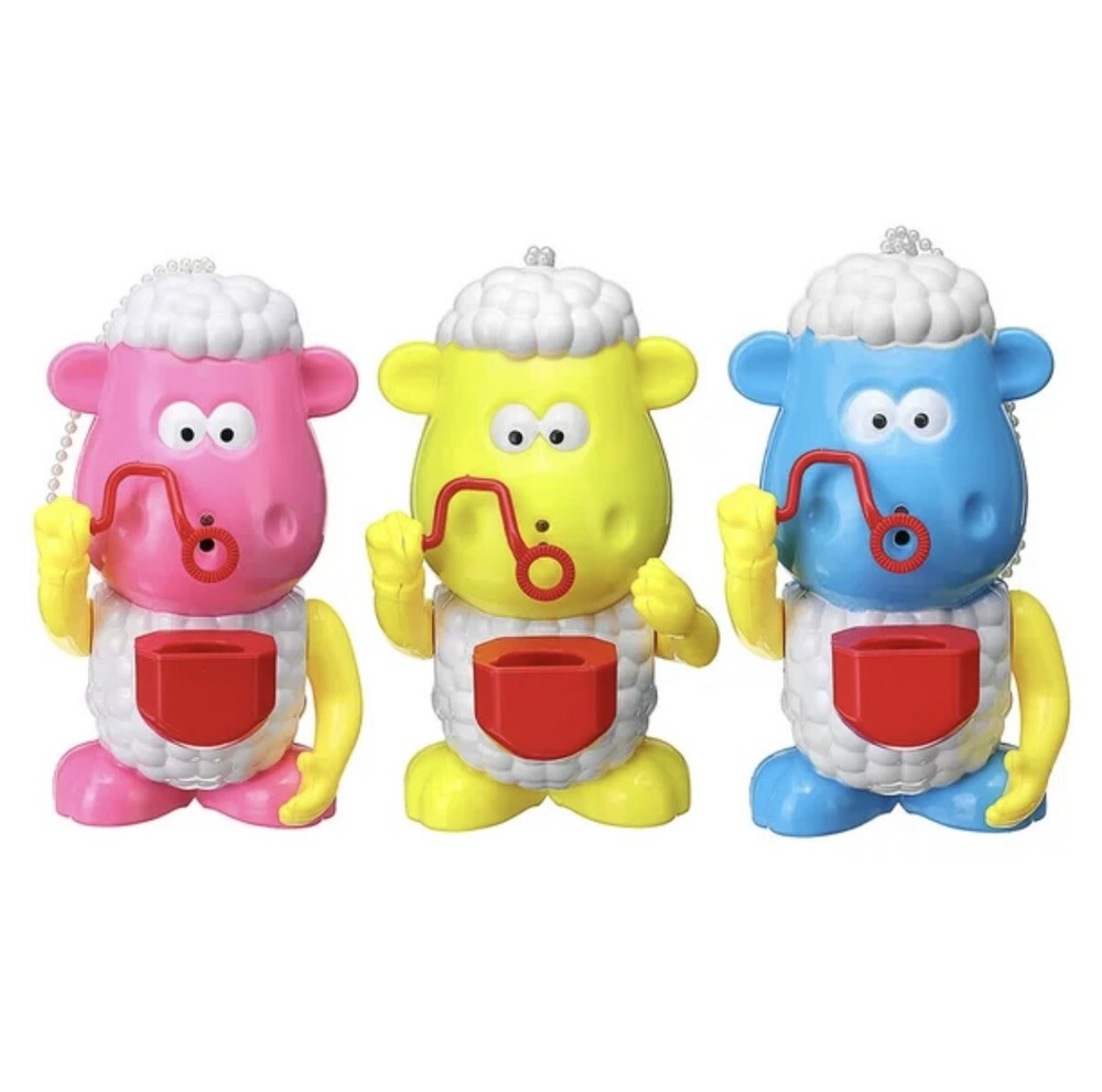Pink Sheep--Kids Bubble Machine Automatic Bubble Blower + Light and sound