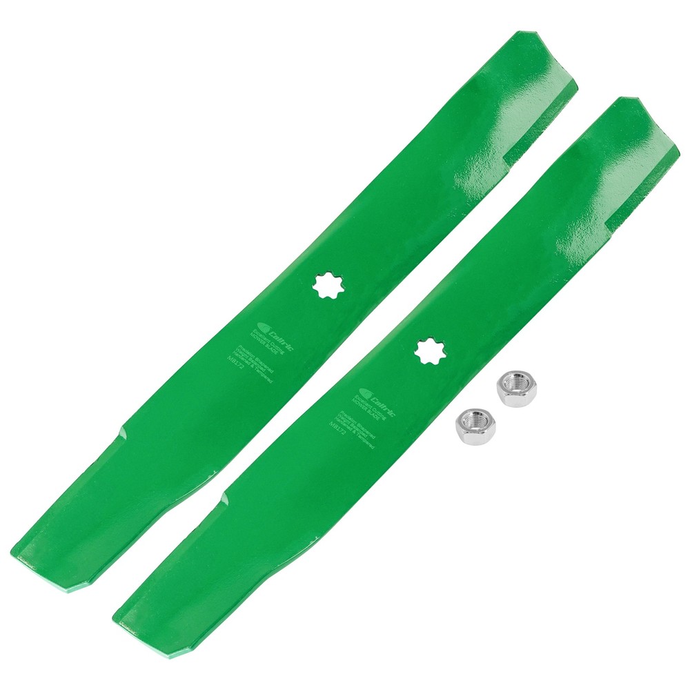 42" Deck Bagging Blade & Nut For John Deere D120 D125 D130 E100 E110 E120 E130