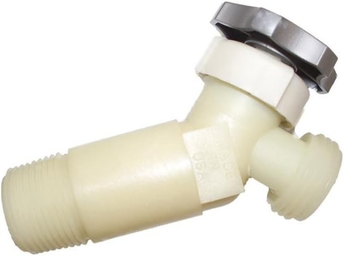 Reliable 2-Inch Water Heater Drain Valve - Fiberglass Reinforced Construction