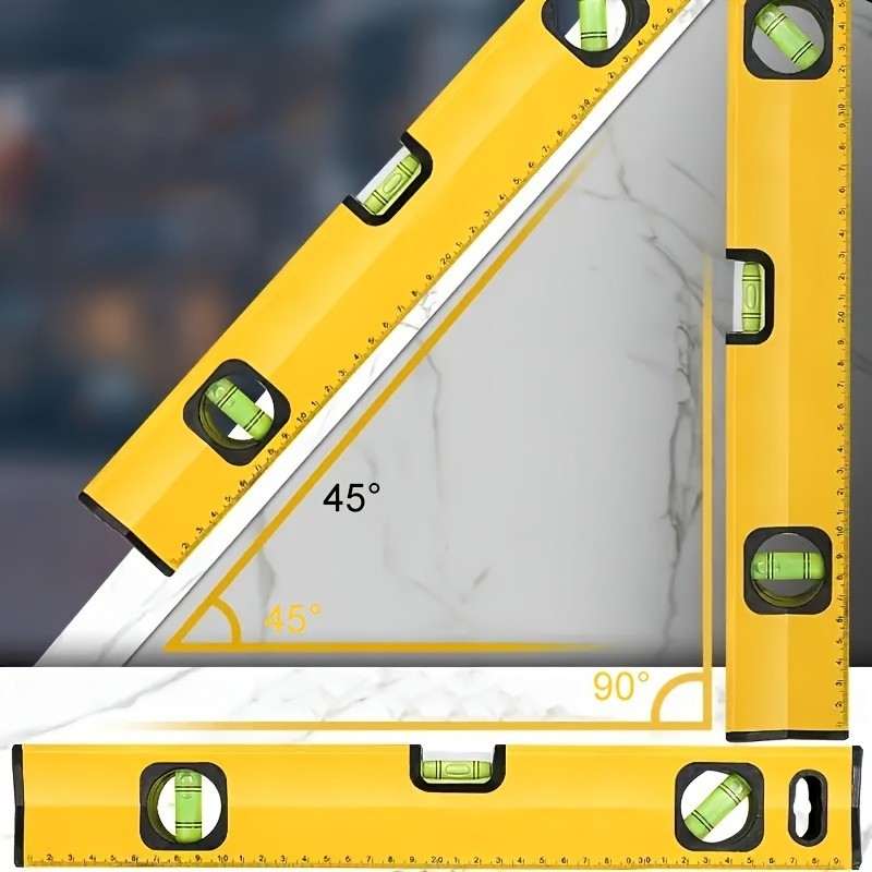 Heavy-Duty Spirit Level - Accurate Alignment for Construction & DIY Projects