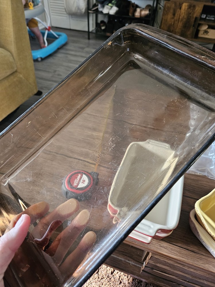 Vintage Pyrex Amber 13 X 8 Baking Pan