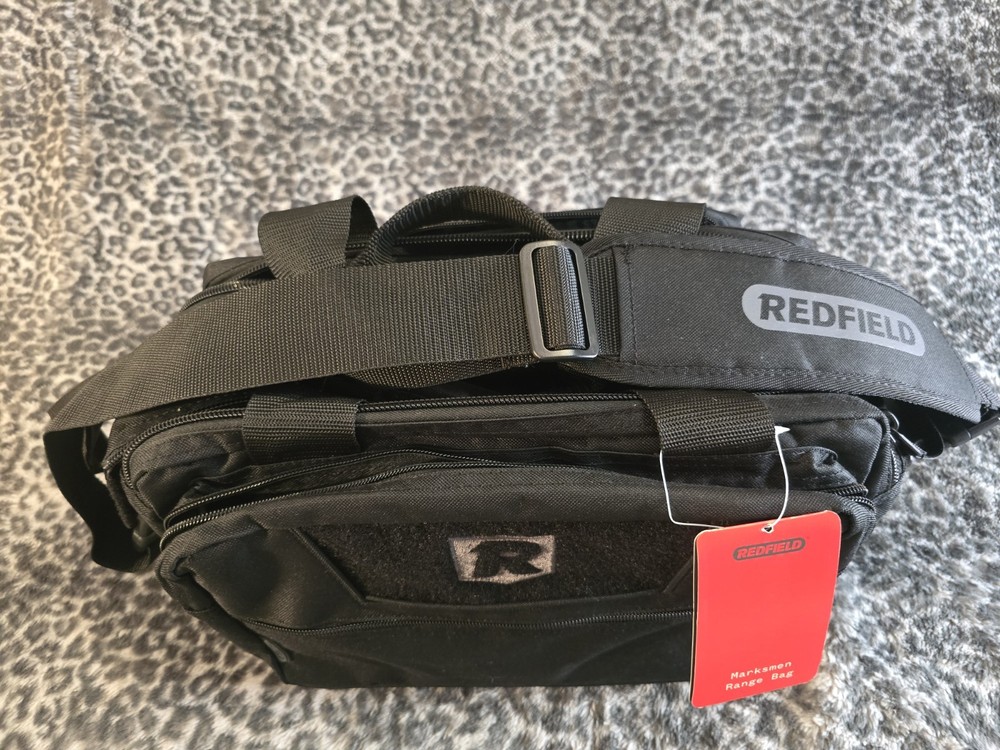 Redfield Marksman Range Bag Black Handle And Shoulder Strap New