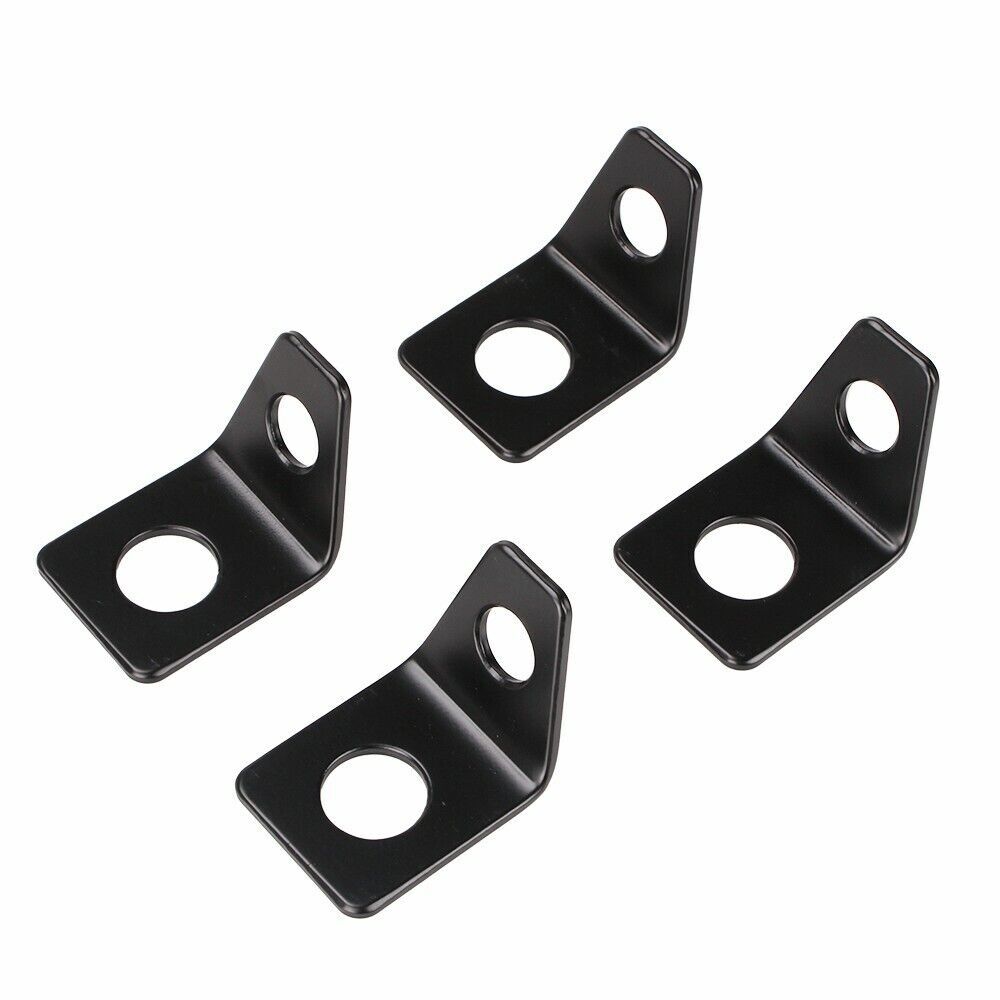8PCS Belt Mounting 90 Degree Angle Bracket Kit Seat L-Bracket Hardware Kit