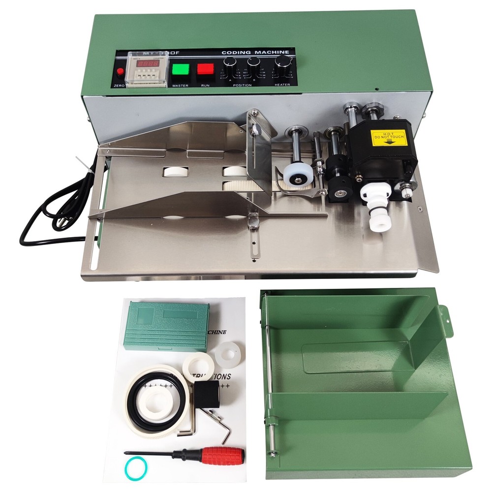 110V MY-380F Solid Ink Continuous Coding Machine Plat Surface Coding Machine