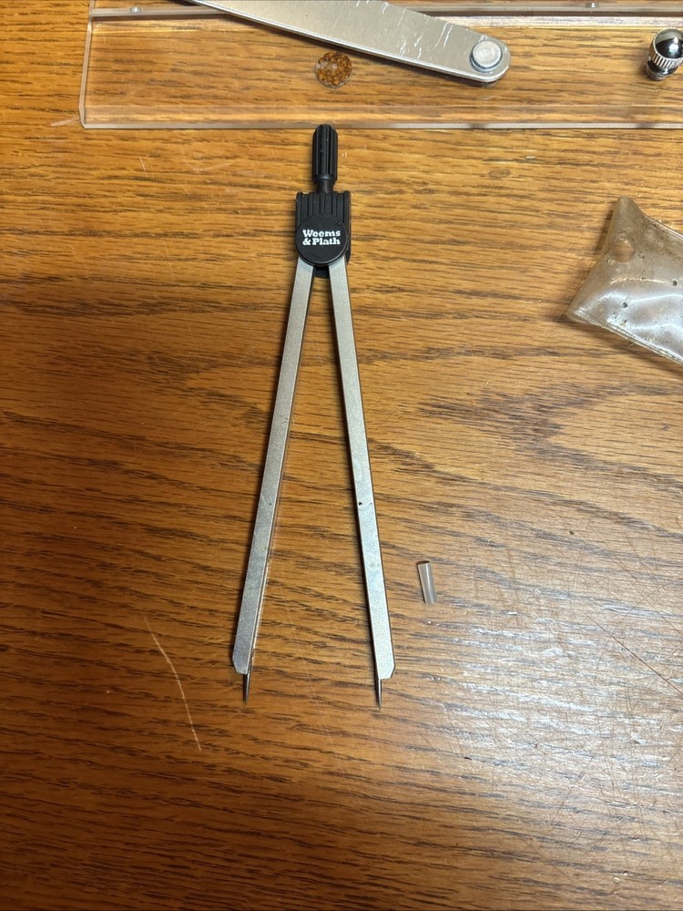 Weems & Plath #139 Parallel Rule 12” plus 6”Drafting Compass Divider #262