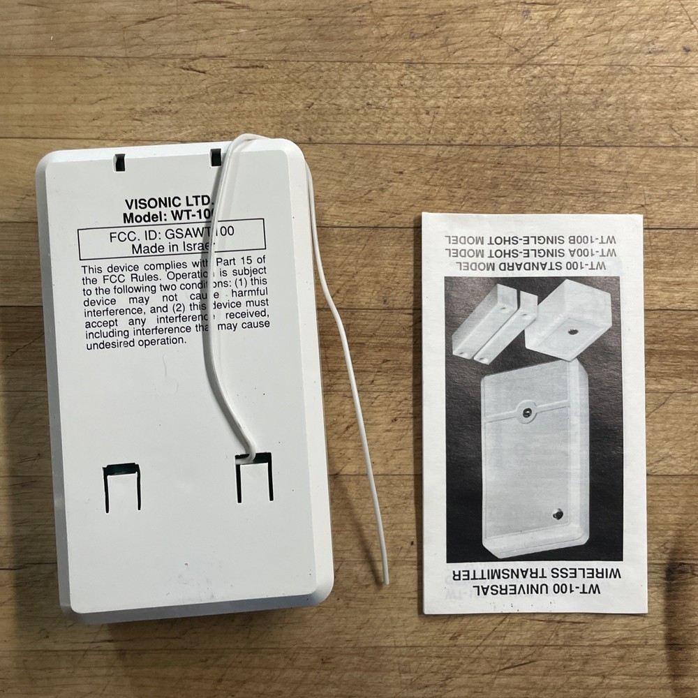 Visonic Universal Wireless Transmitter WT-100