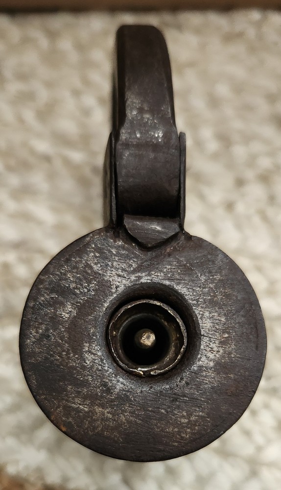 Collectible Old Iron Spring System Lock With Key