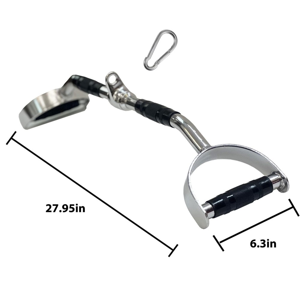 Sogawave LAT Pull Down Bar/Tricep Press Down Bar/Curl Pull Down Bar Multi-Exe...