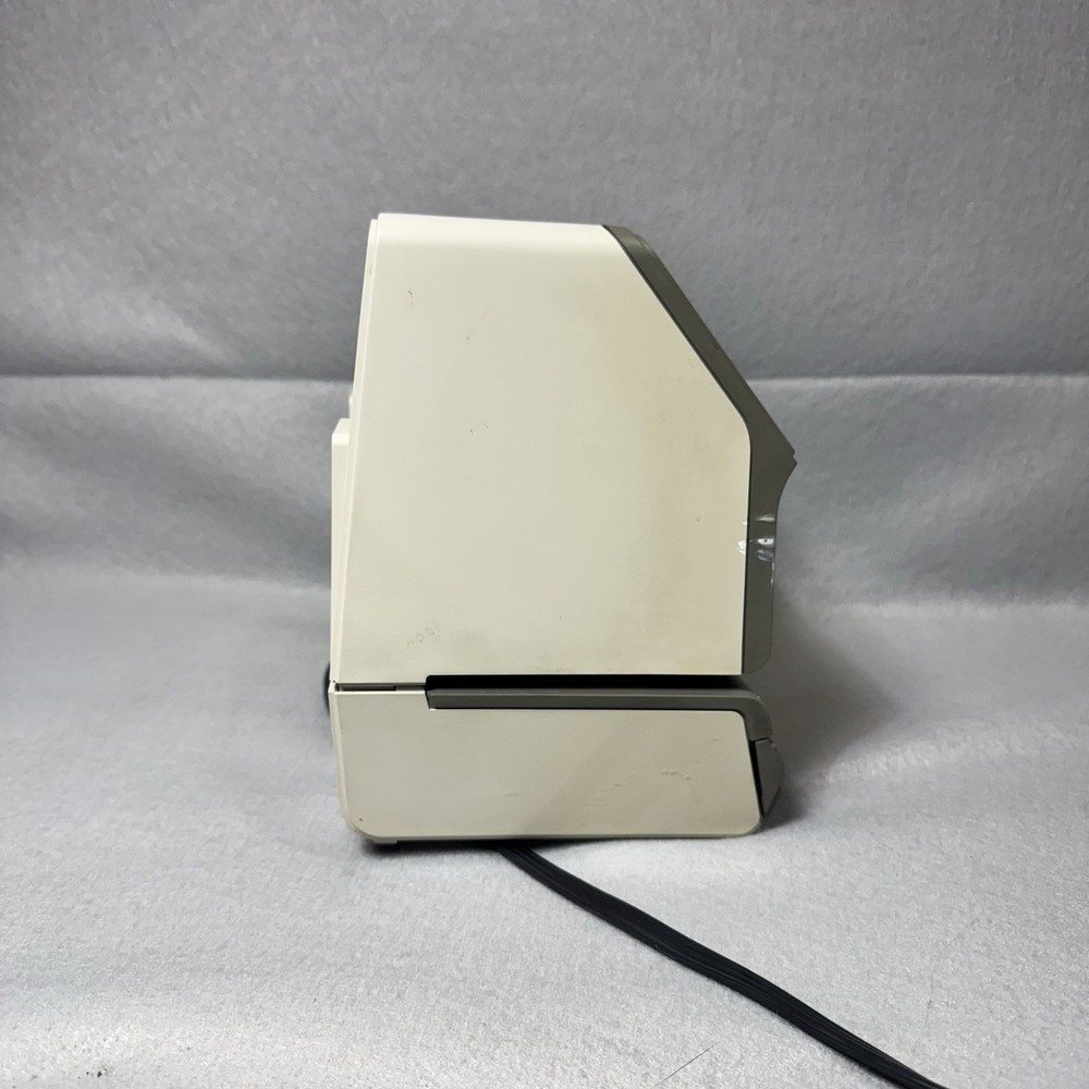 Lathem 5000e Time Clock Powers On Untested * No Key * Used