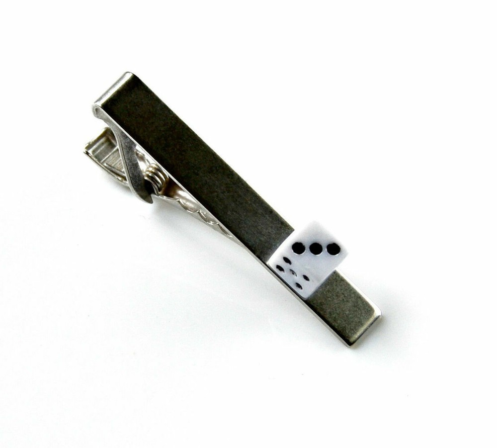 Mini Dice Tie Clip