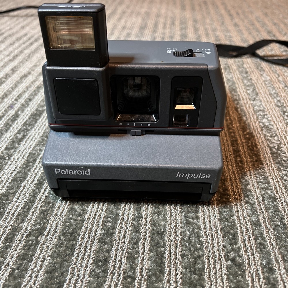 Polaroid Impulse Instant Film Camera with Strap UNTESTED