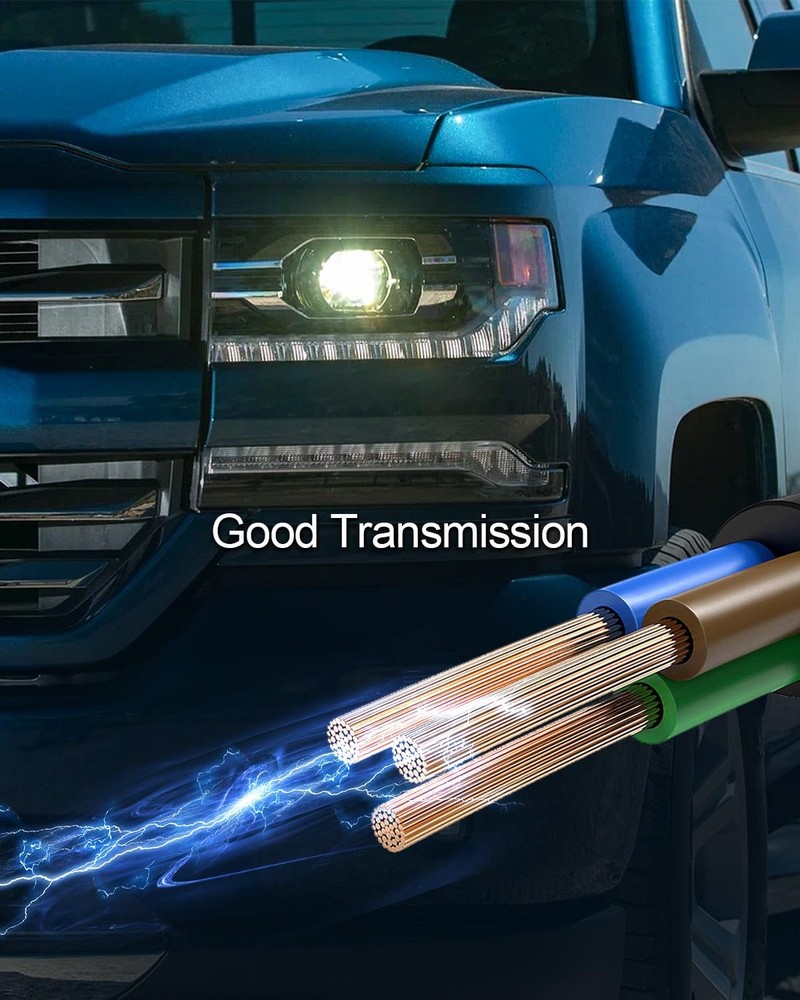 Headlight Connector Harness Compatible with Chevy GMC Sierra Silverado 2014 2...