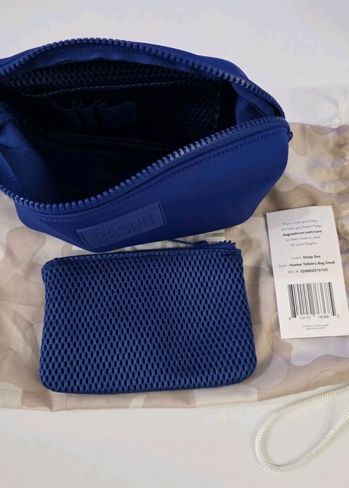 Dagne Dover Small Hunter Toiletry Bag - Deep sea Blue