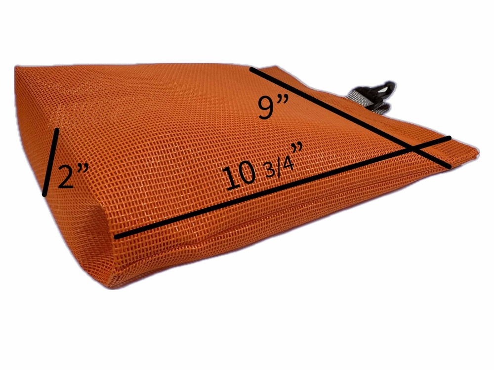 NEW! Large Dive Mesh Hook Loop Pouch- Flat Bottom