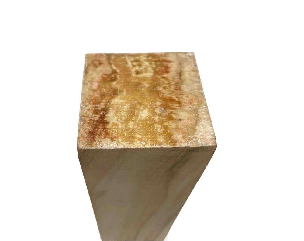 Figured Box Elder Craft blank 2" x 2" x 9-1/4” (c49) Light Flame