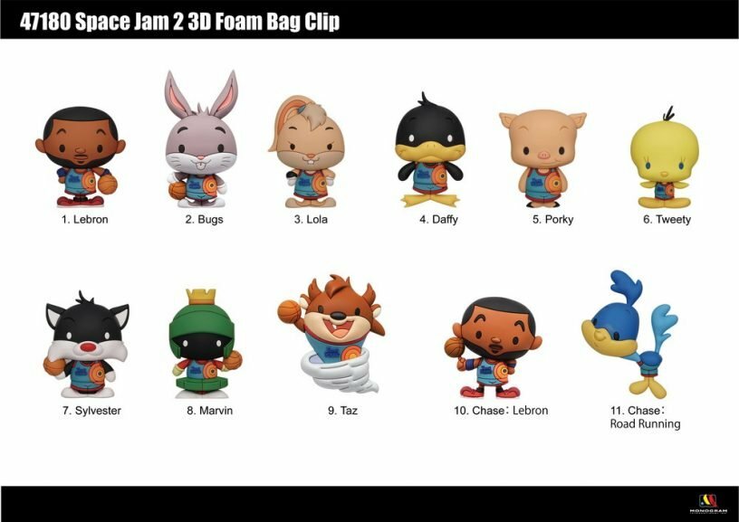 Space Jam 2 NEW * Sylvester Clip * Blind Bag (Opened) Key Chain Monogram