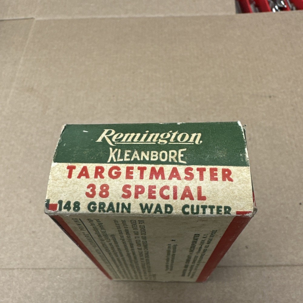 Remington Targetmaster 38 Special Vintage Ammunition Box 98#