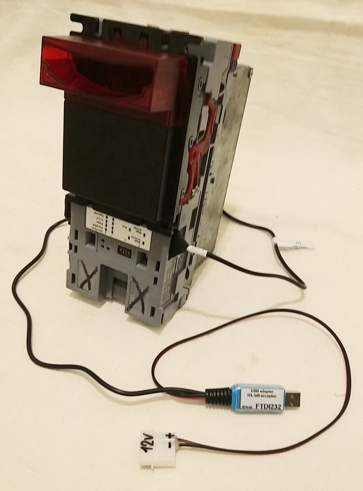 ITL NV BV Bill Acceptor Note Validator DA2 FTDI FTDI232 USB Interface Adapter