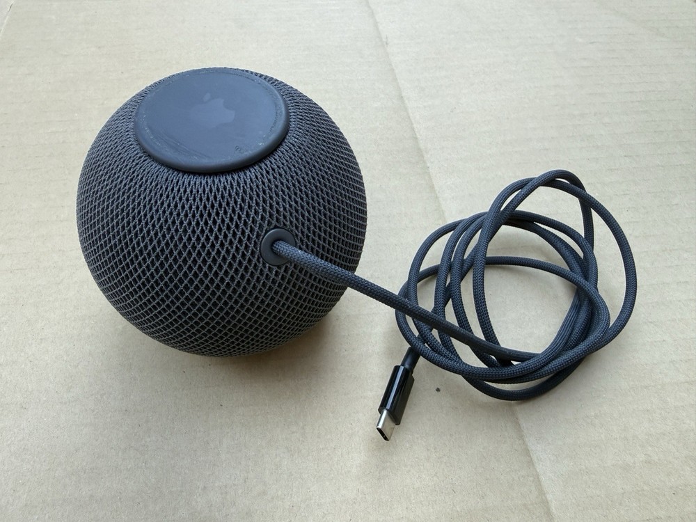 Apple HomePod Mini Smart Speaker Black Model A2374 Tested Works