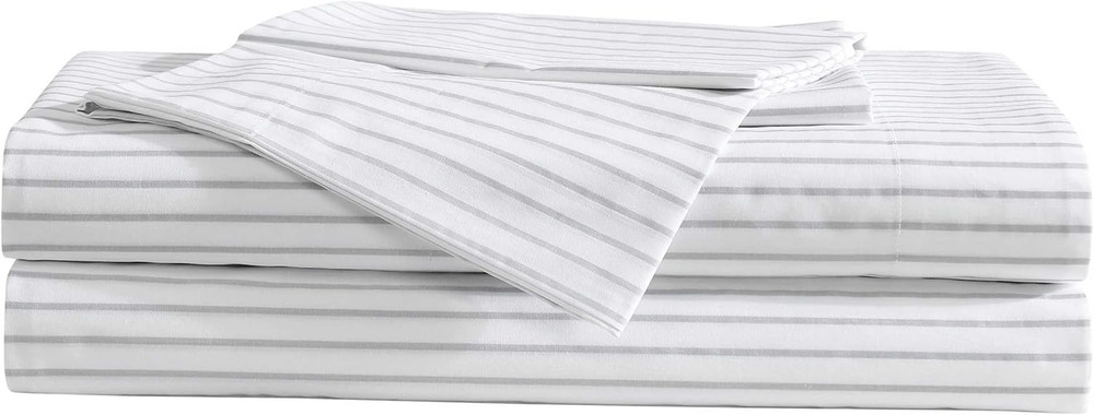 Eddie Bauer - Sheet Set, Luxurious Cotton Percale Bedding with Matching Pillowca
