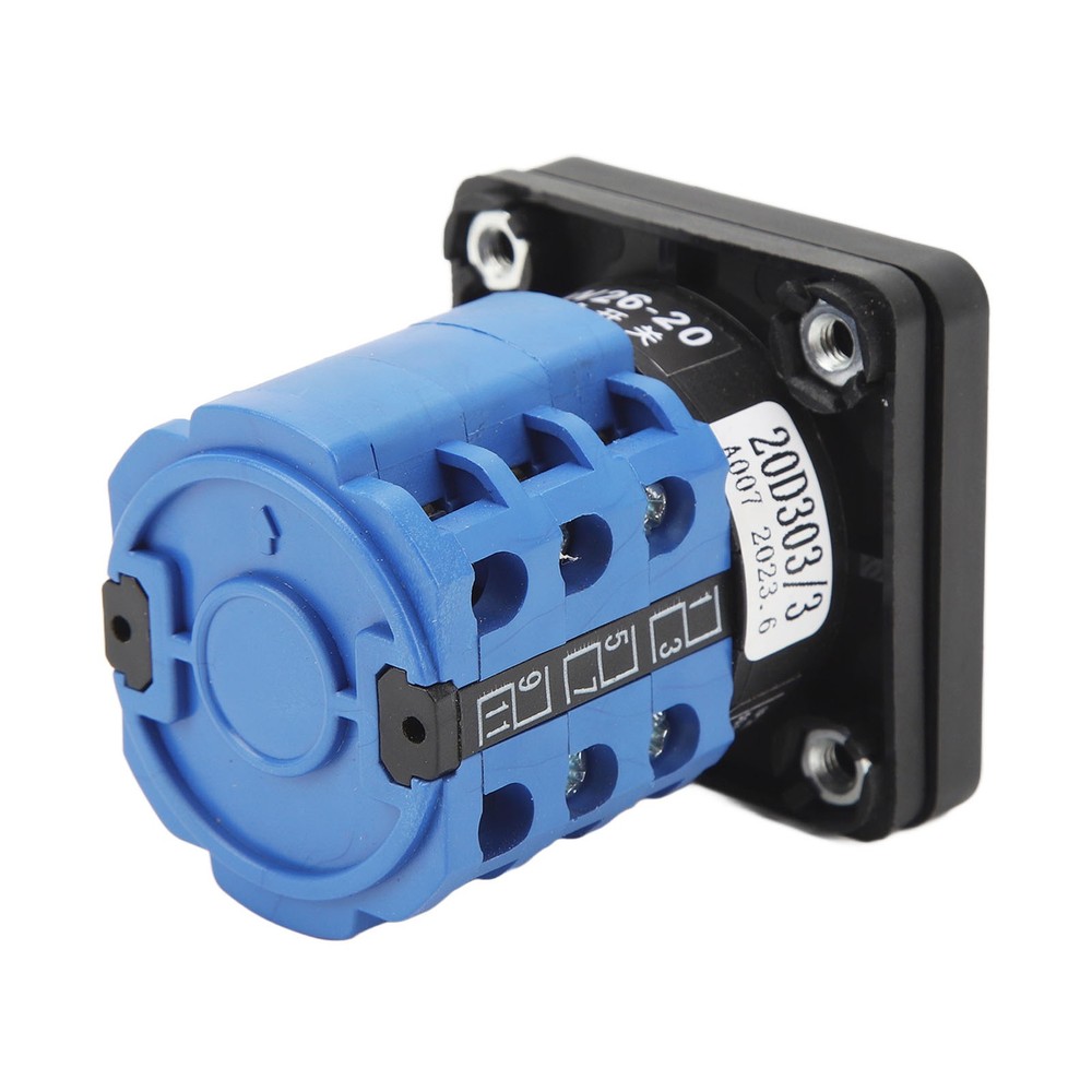 Universal 3 Position Changeover Switch Efficient Rotatory Transfer Switch For Po