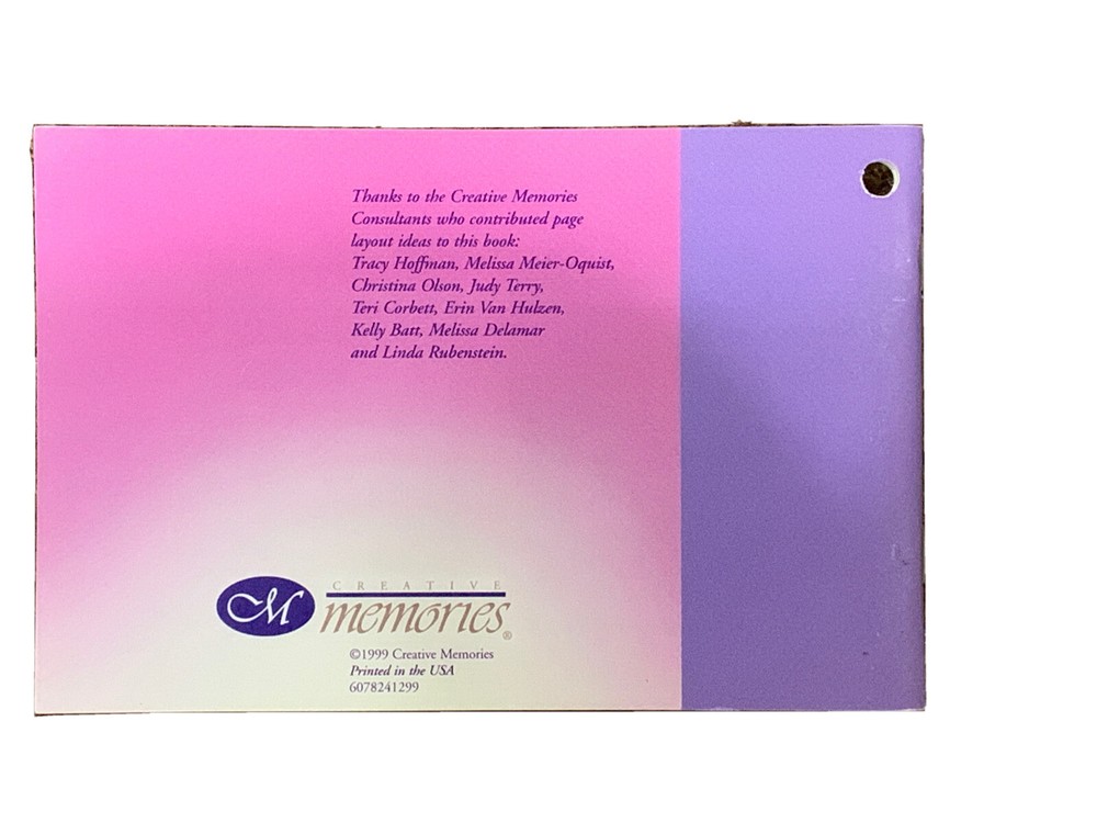 Creative Memories Page Layout Ideas