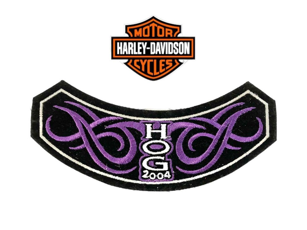 2004 HOG Harley Owners Group (Exclusive) Motorcycle Patch Measures 6" X 2"