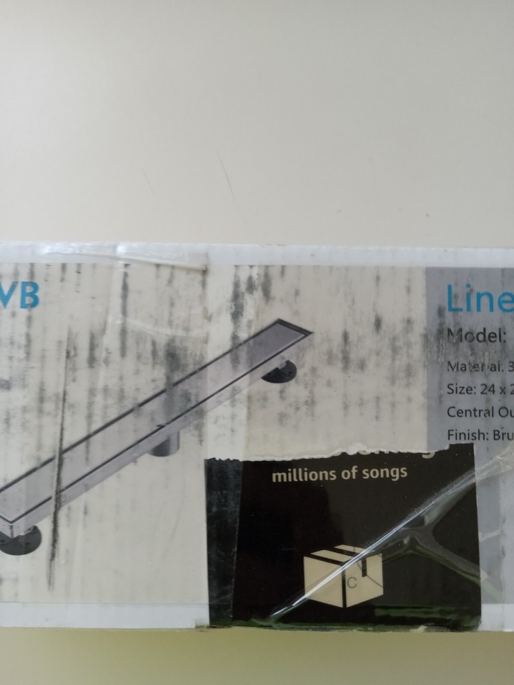 Baunvb Linear shower drain 28"