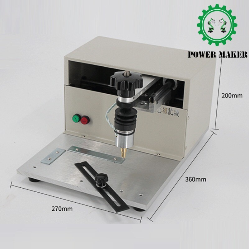 Electric Needle Sign Nameplate Coding Machine Metal Industrial Cutting Plotter