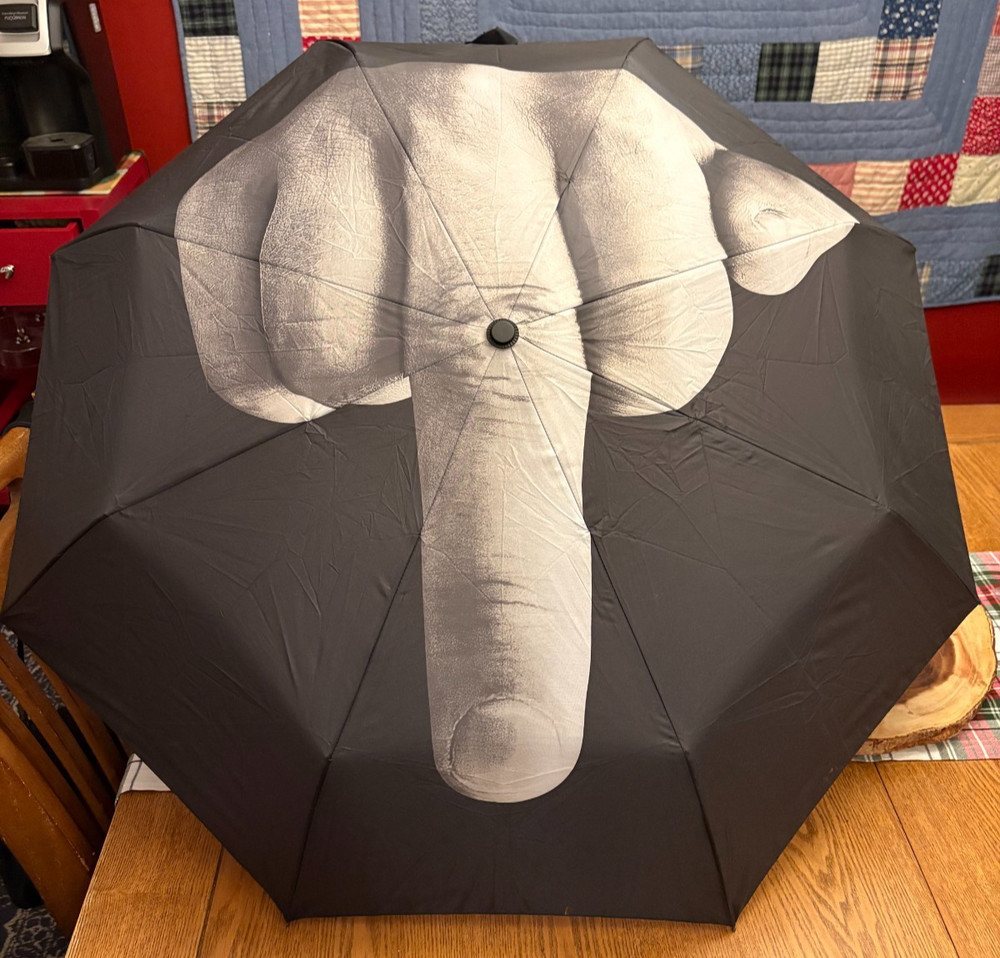 Rainbella Umbrella  Middle Finger Funny Folding Creative - New without tags